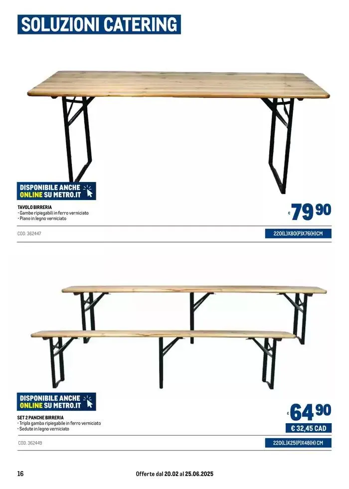 Arredo Esterno da 20 febbraio a 25 giugno di 2025 - Pagina del volantino 16