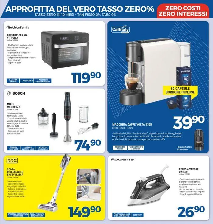 Approfitta del vero tasso zero % da 20 settembre a 17 ottobre di 2024 - Pagina del volantino 5