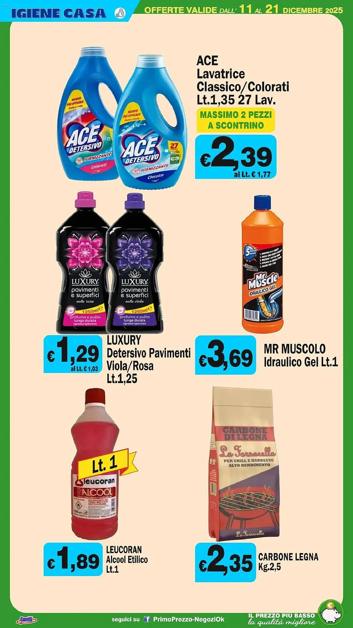 Volantino Primo Prezzo da 11 dicembre a 21 dicembre di 2025 - Pagina del volantino 20
