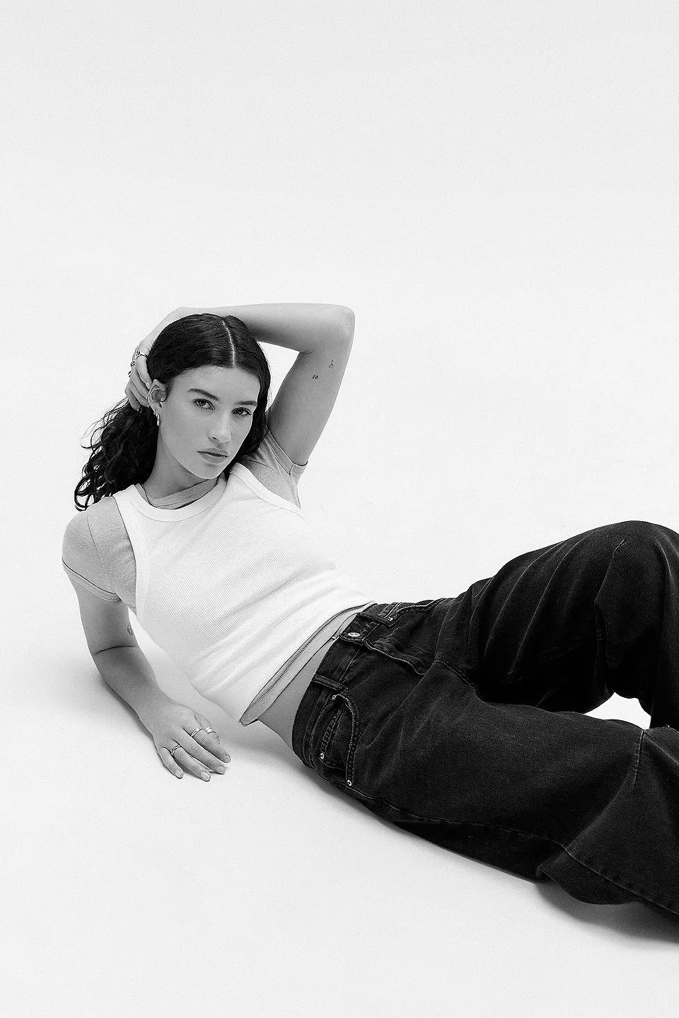 BDG Logan Boyfriend Black Jeans