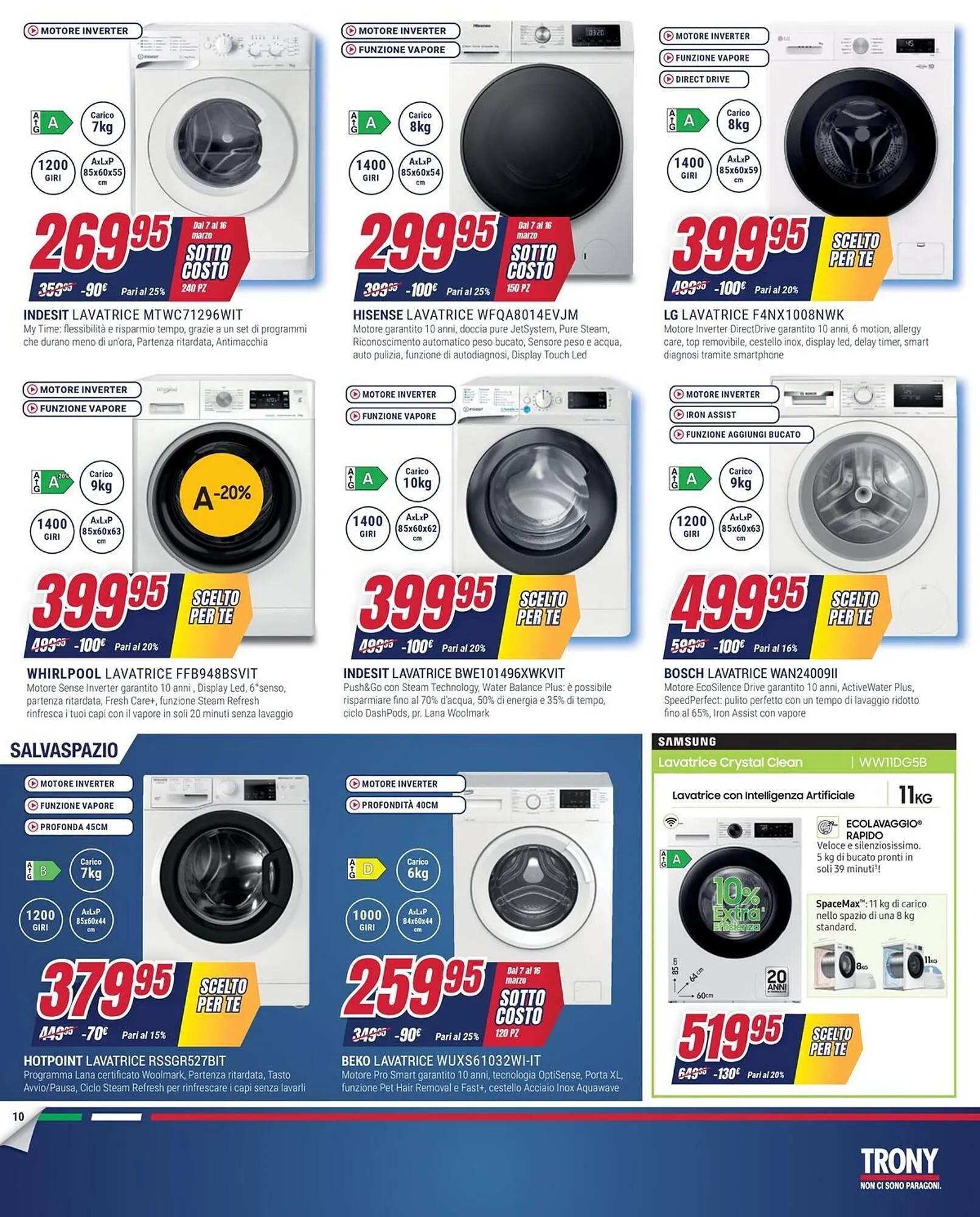 Volantino Trony da 7 marzo a 16 marzo di 2025 - Pagina del volantino 10