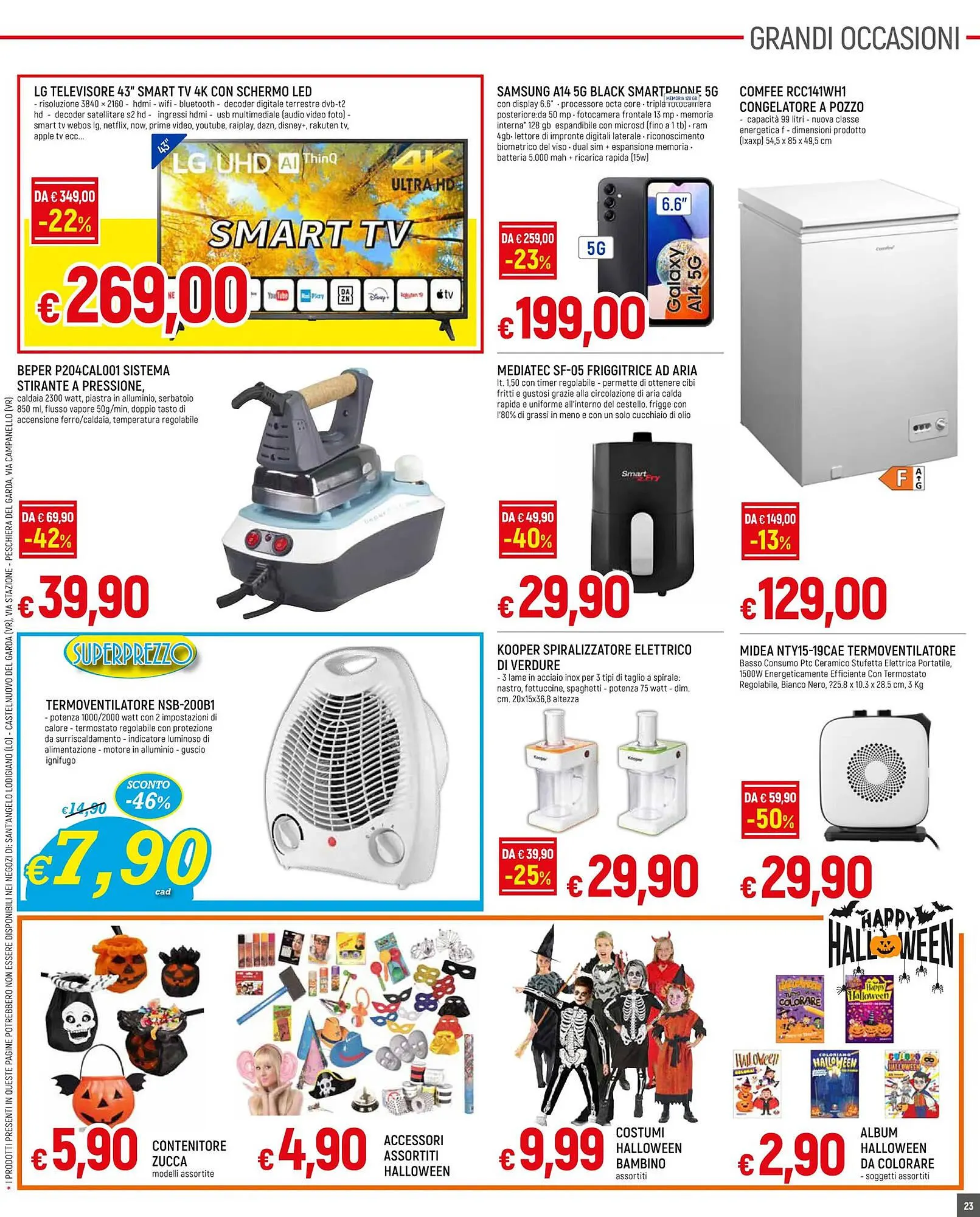 Volantino Galassia da 12 ottobre a 25 ottobre di 2023 - Pagina del volantino 23