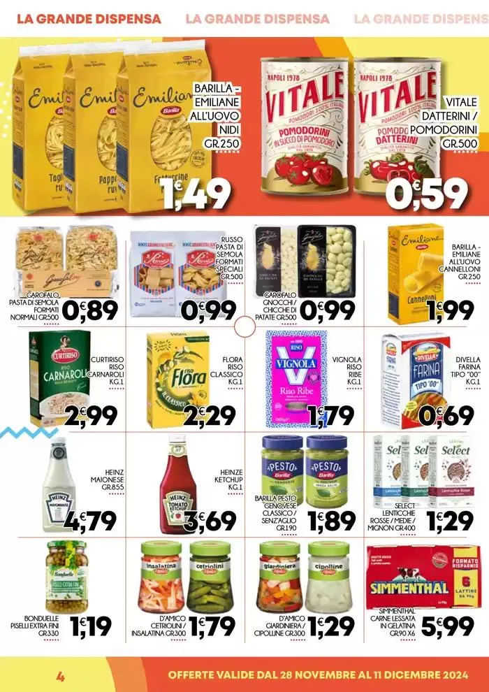 Veri sapori d'italia da 2 dicembre a 11 dicembre di 2024 - Pagina del volantino 4