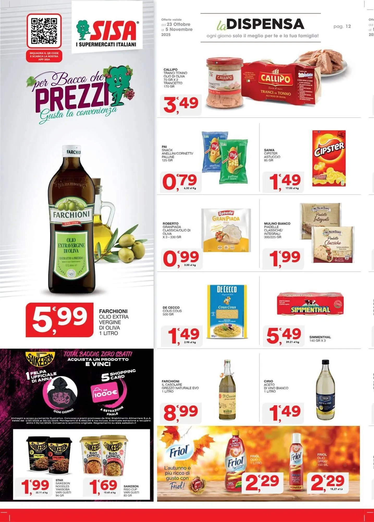 Volantino Sisa da 23 ottobre a 5 novembre di 2025 - Pagina del volantino 12