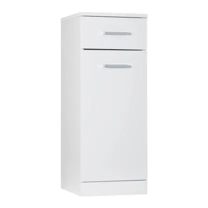 Mobile bagno a terra 30x78 cm bianco lucido