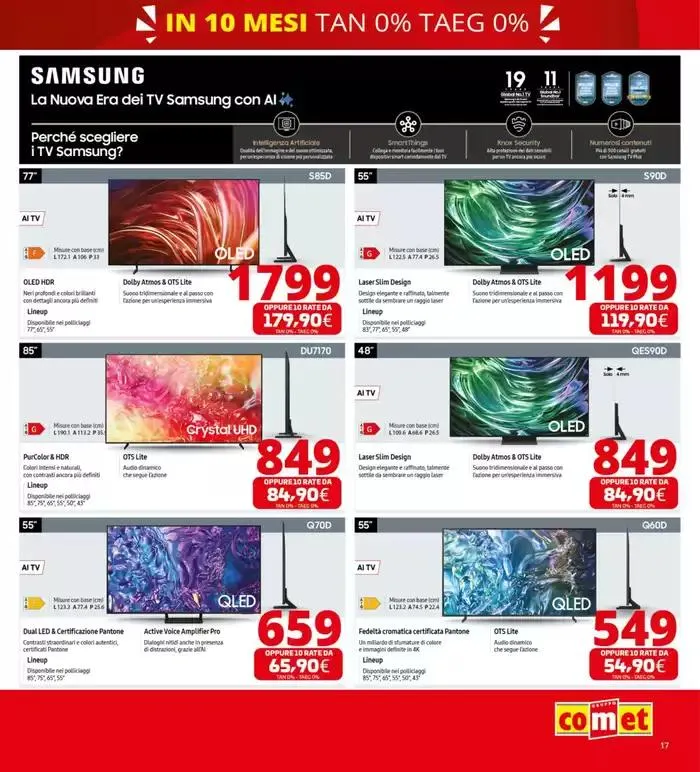 Zero scusa, tasso zero da Comet! da 3 aprile a 16 aprile di 2025 - Pagina del volantino 17