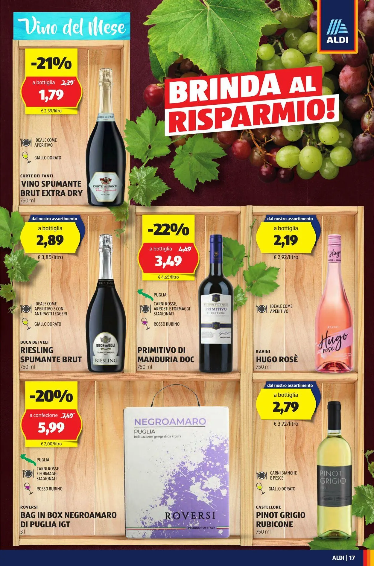 Aldi Volantino attuale da 9 giugno a 15 giugno di 2025 - Pagina del volantino 17