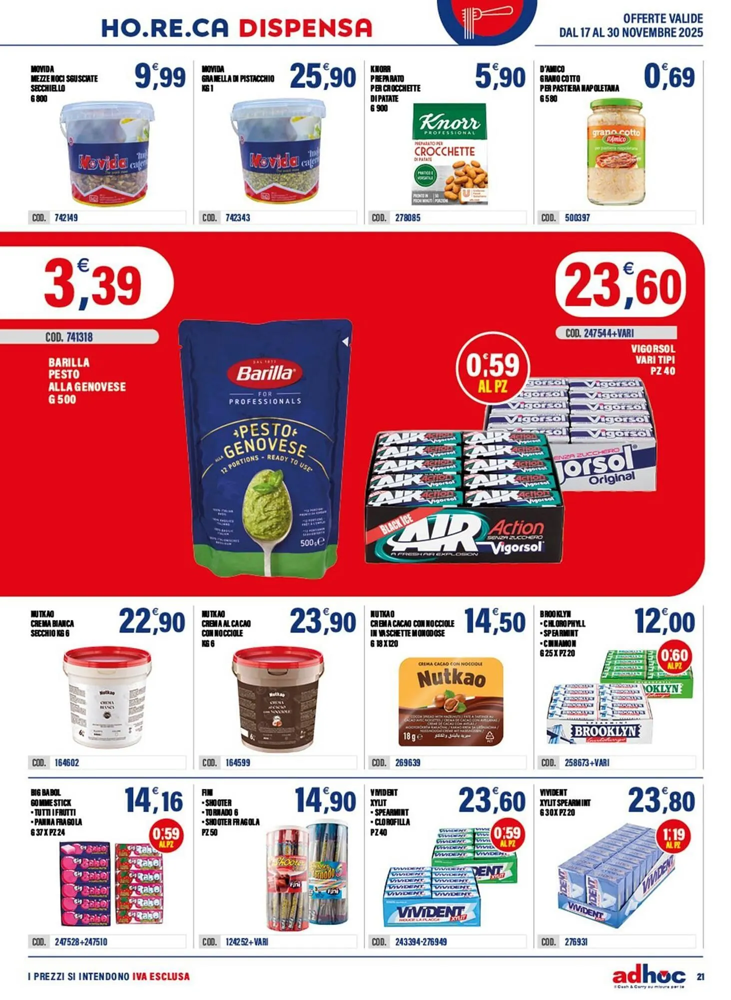 Volantino Adhoc da 17 novembre a 30 novembre di 2025 - Pagina del volantino 21