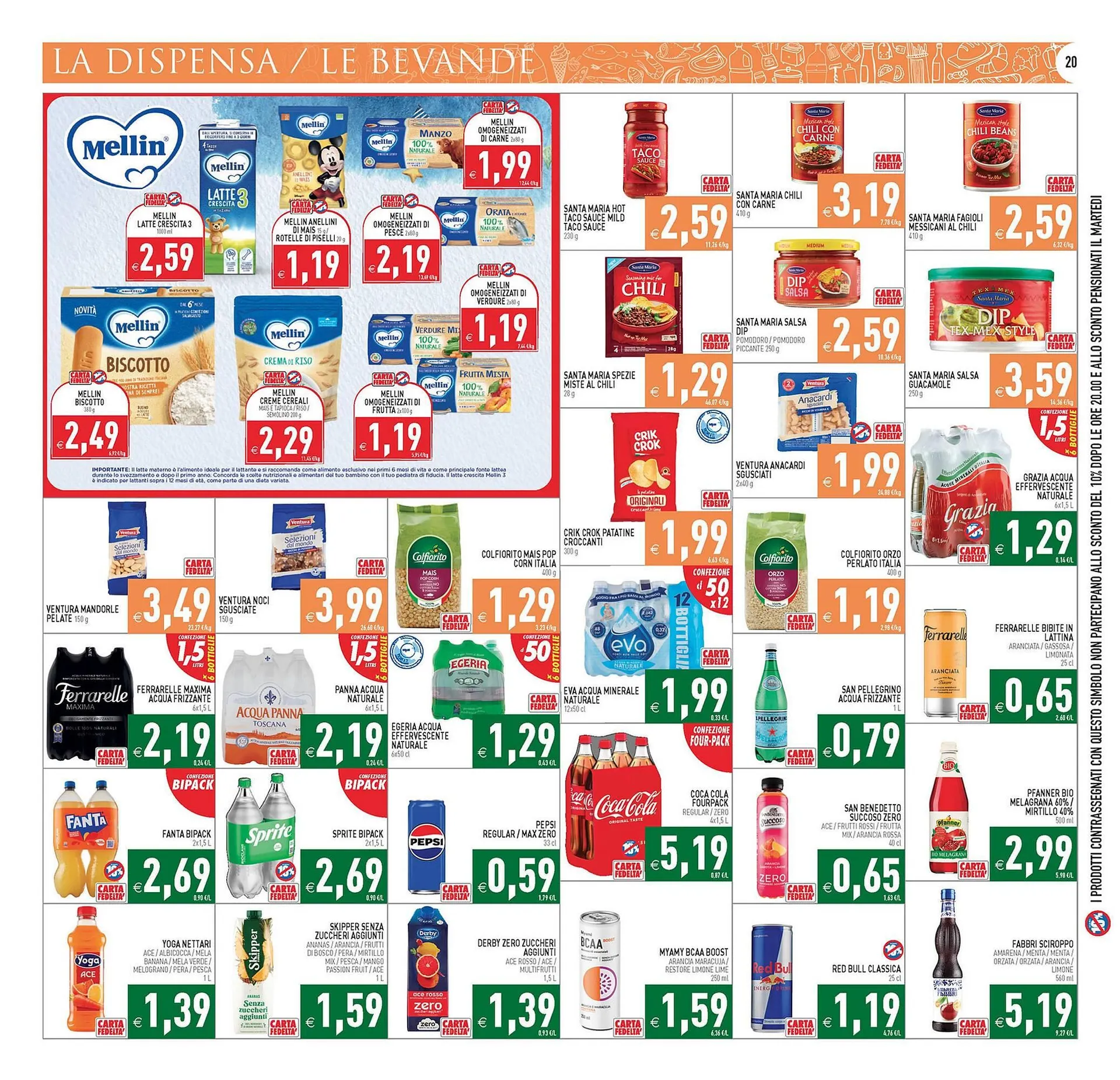 Volantino Supermercati Agorà da 25 luglio a 4 agosto di 2025 - Pagina del volantino 20