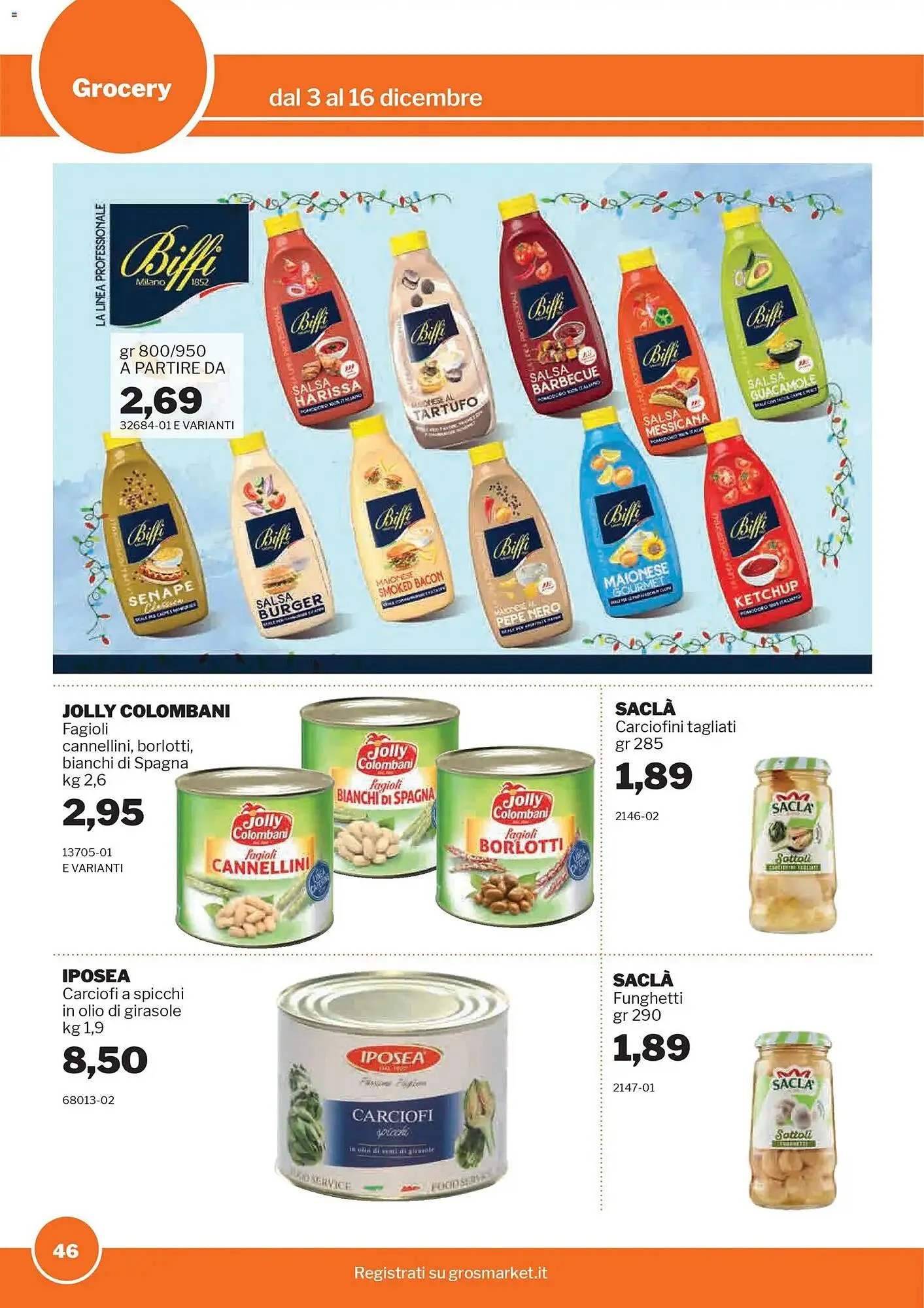 Volantino GrosMarket da 3 dicembre a 16 dicembre di 2025 - Pagina del volantino 46