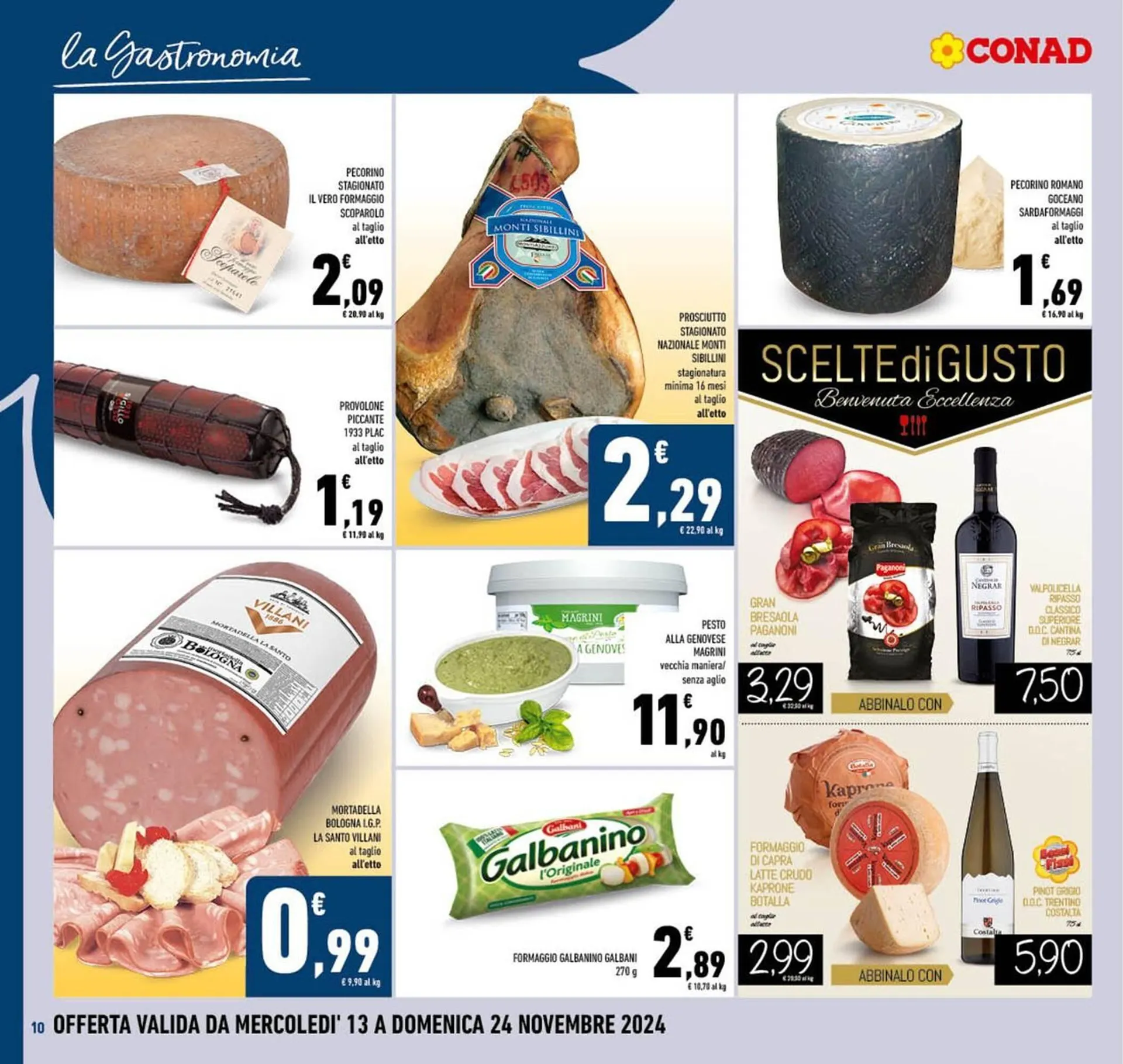 Volantino Conad da 13 novembre a 24 novembre di 2024 - Pagina del volantino 10