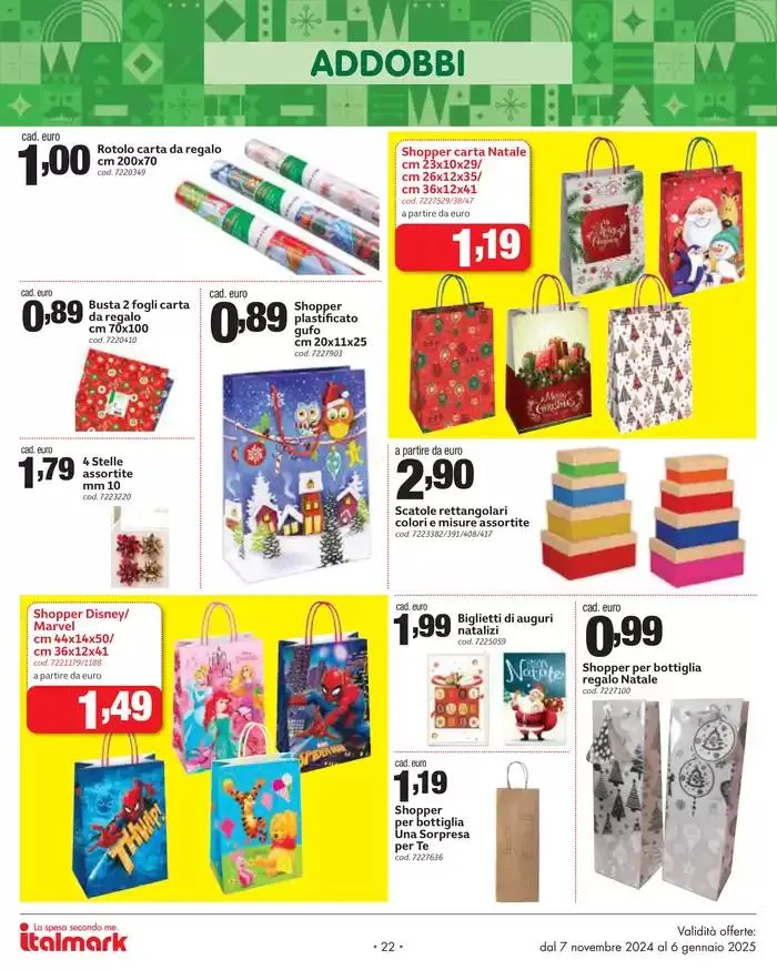 Giochi dolci & decori da 7 novembre a 6 gennaio di 2025 - Pagina del volantino 22