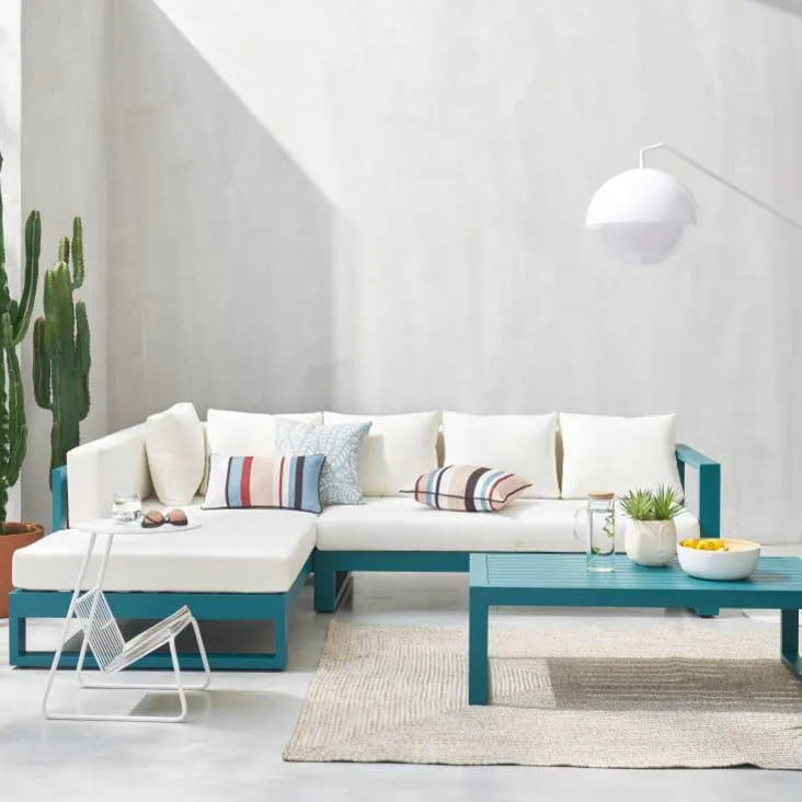 Piantana da esterno in metallo bianco con globo bianco alt. 173 cm