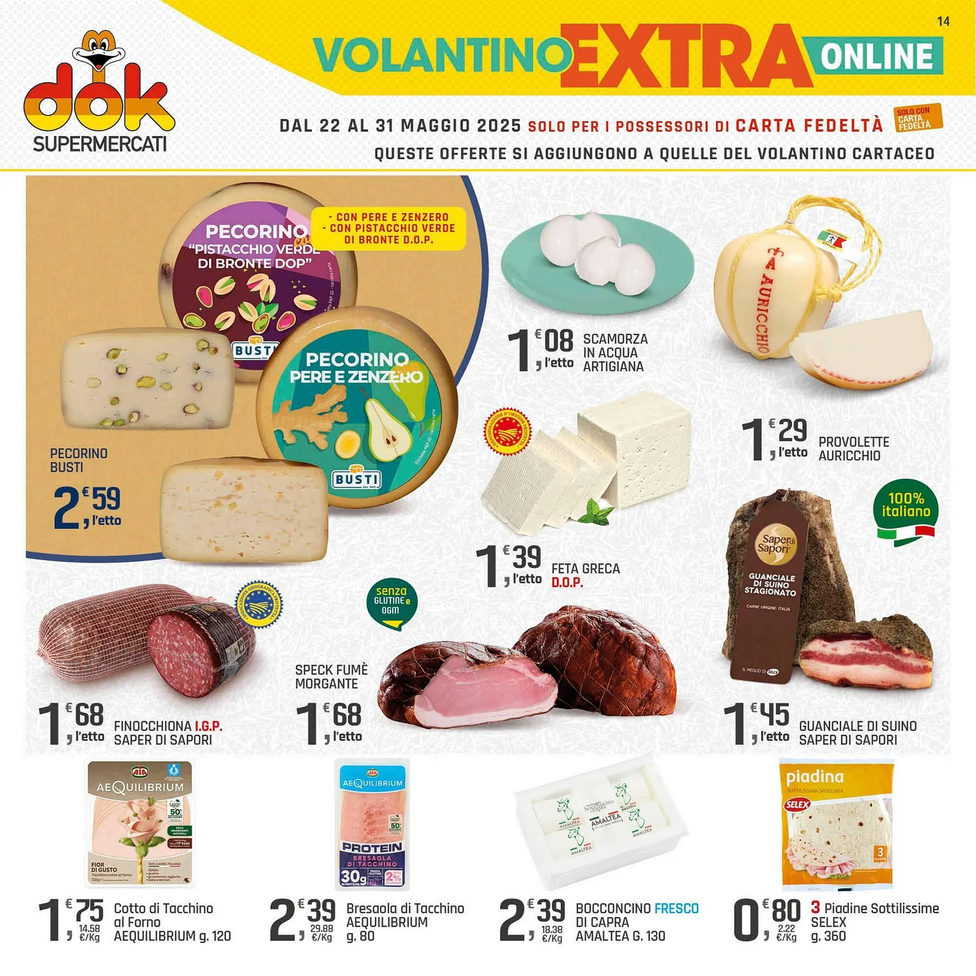 Volantino Supermercati Dok da 22 maggio a 31 maggio di 2025 - Pagina del volantino 14