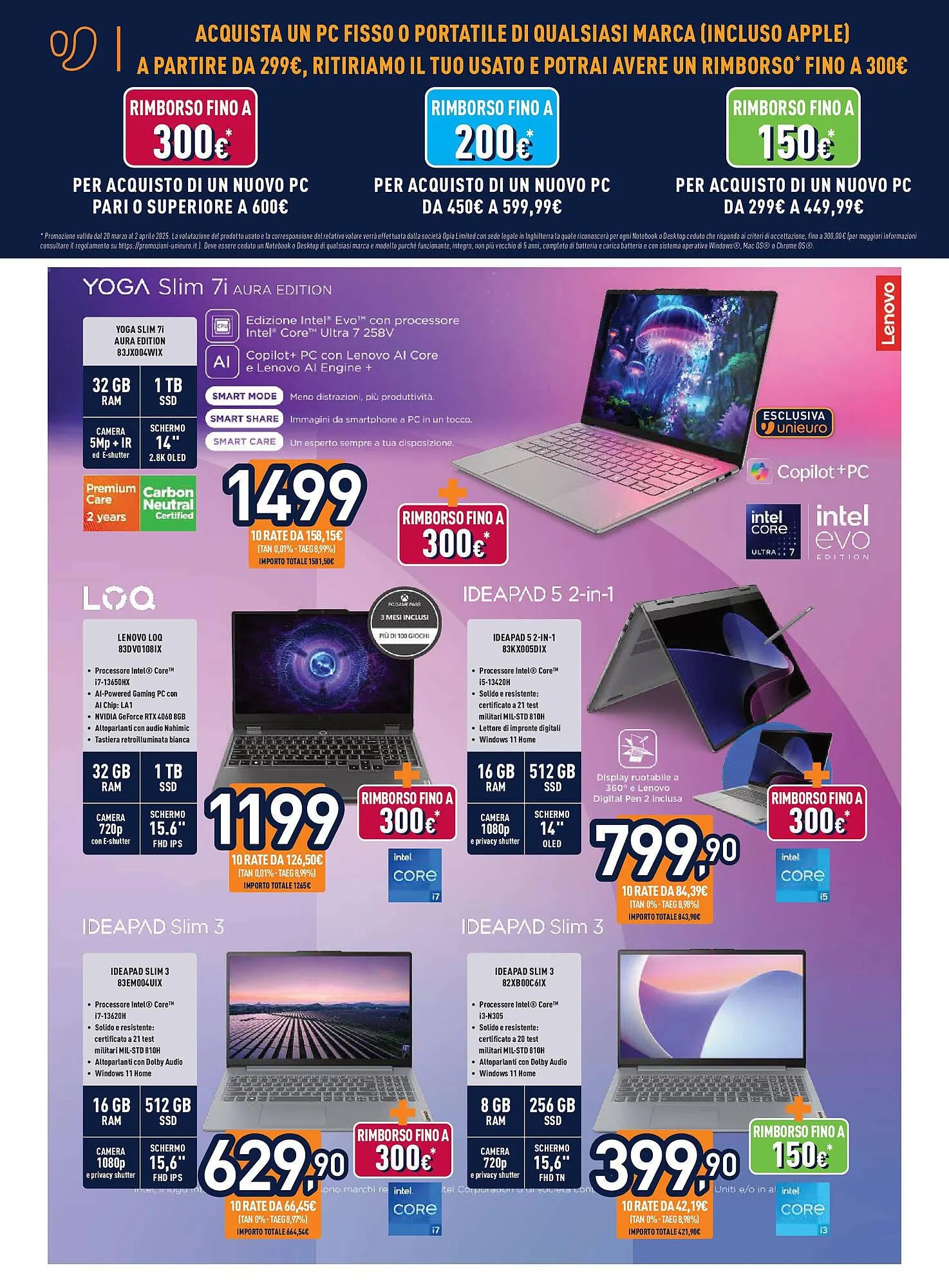 Volantino Unieuro da 19 marzo a 2 aprile di 2025 - Pagina del volantino 2
