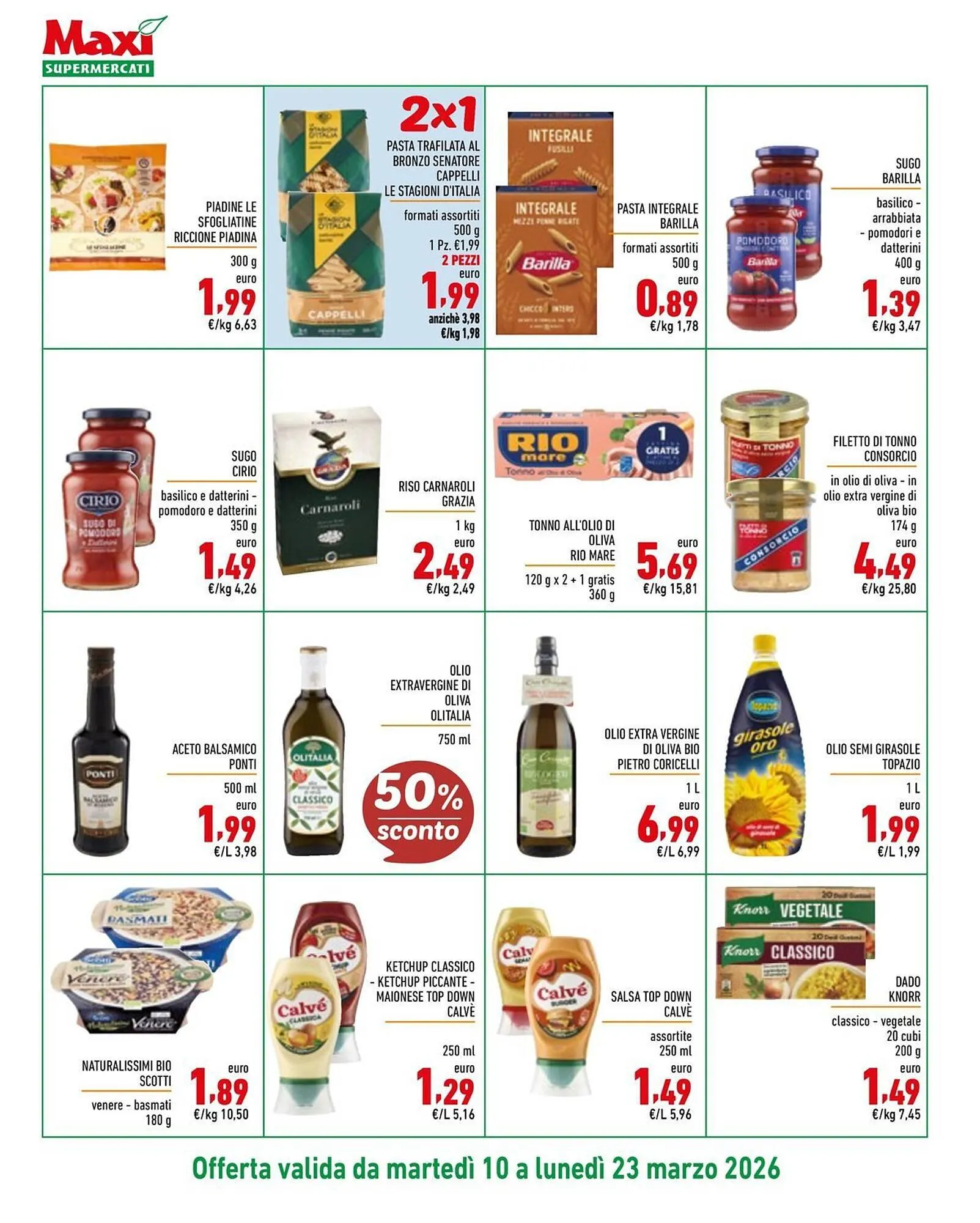 Volantino Maxi Supermercati da 10 marzo a 23 marzo di 2026 - Pagina del volantino 6