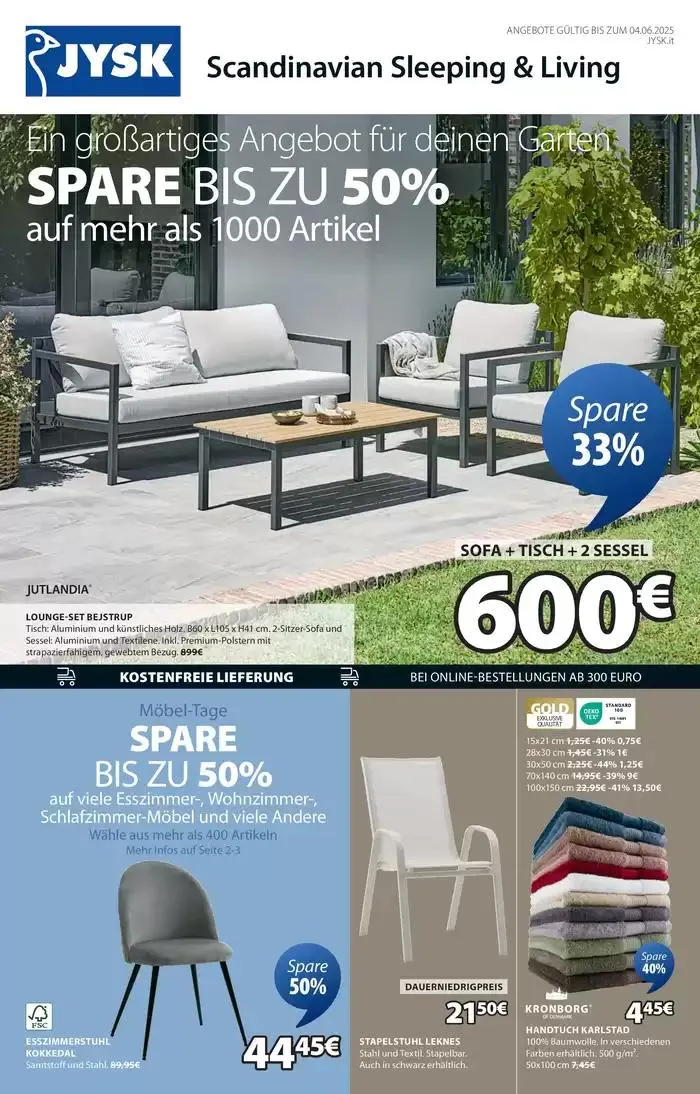 Ein großartiges Angebot für deinen Garten da 8 maggio a 4 giugno di 2025 - Pagina del volantino 1