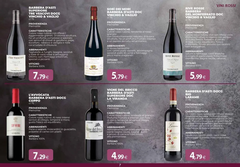 Catalogo Vini da 19 settembre a 16 ottobre di 2024 - Pagina del volantino 7