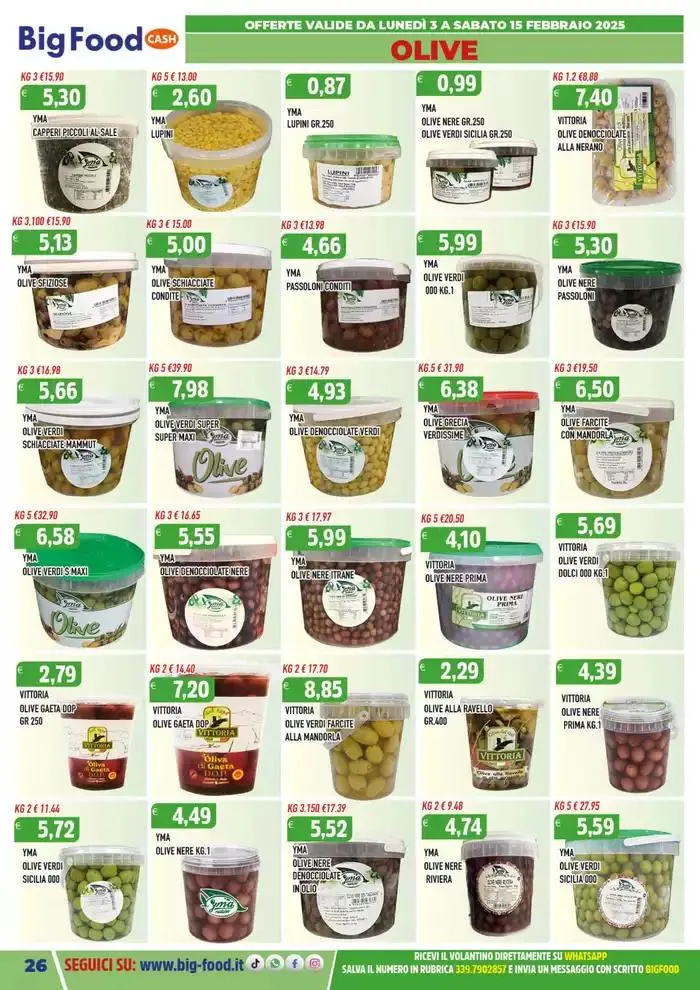 Carnevale innamorati della convenienza da 3 febbraio a 15 febbraio di 2025 - Pagina del volantino 26