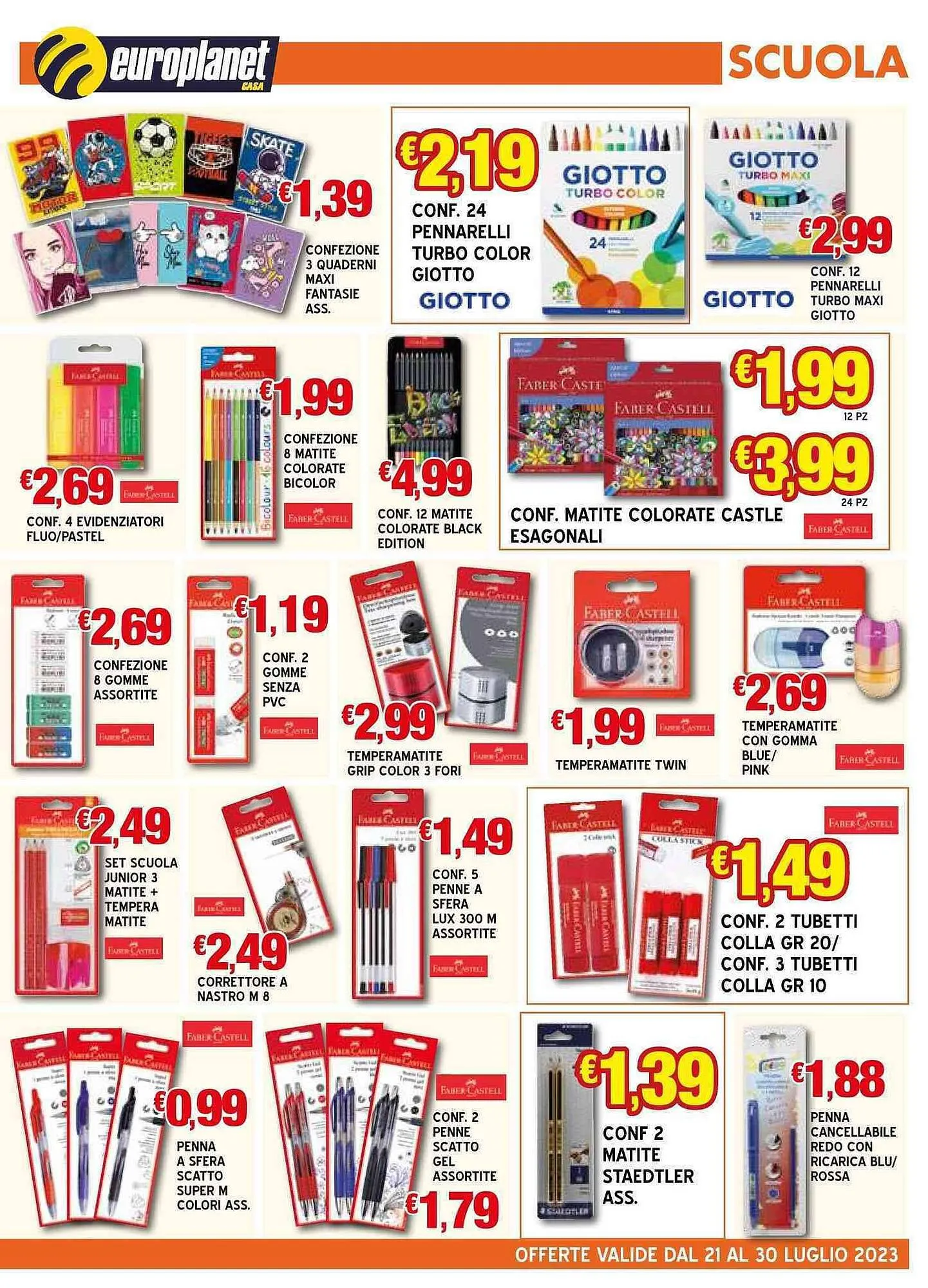 Volantino Europlanet Casa da 21 luglio a 30 luglio di 2023 - Pagina del volantino 19