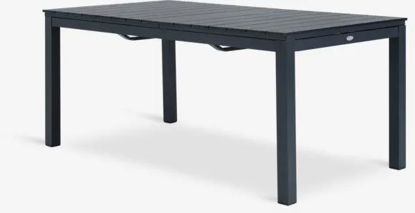 Tavolo da esterno VATTRUP P95xL172/276 cm nero
