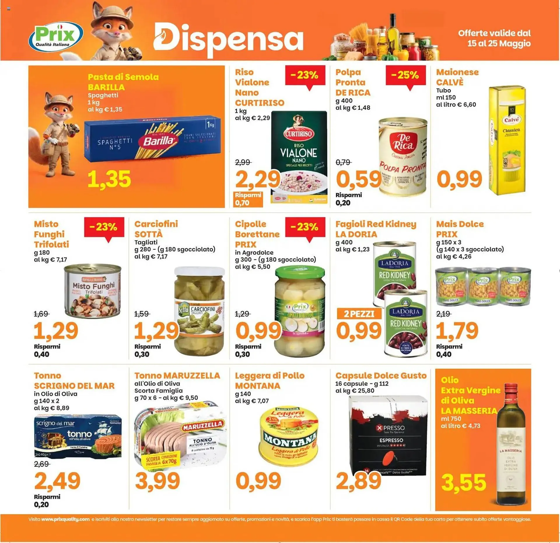 Volantino Prix Quality da 15 maggio a 25 maggio di 2026 - Pagina del volantino 15