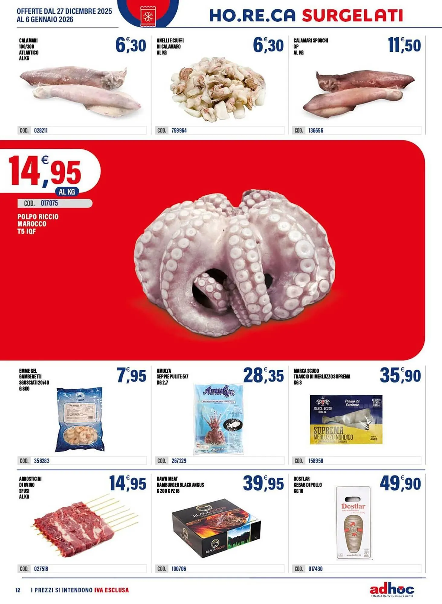 Volantino Adhoc da 29 dicembre a 6 gennaio di 2026 - Pagina del volantino 12