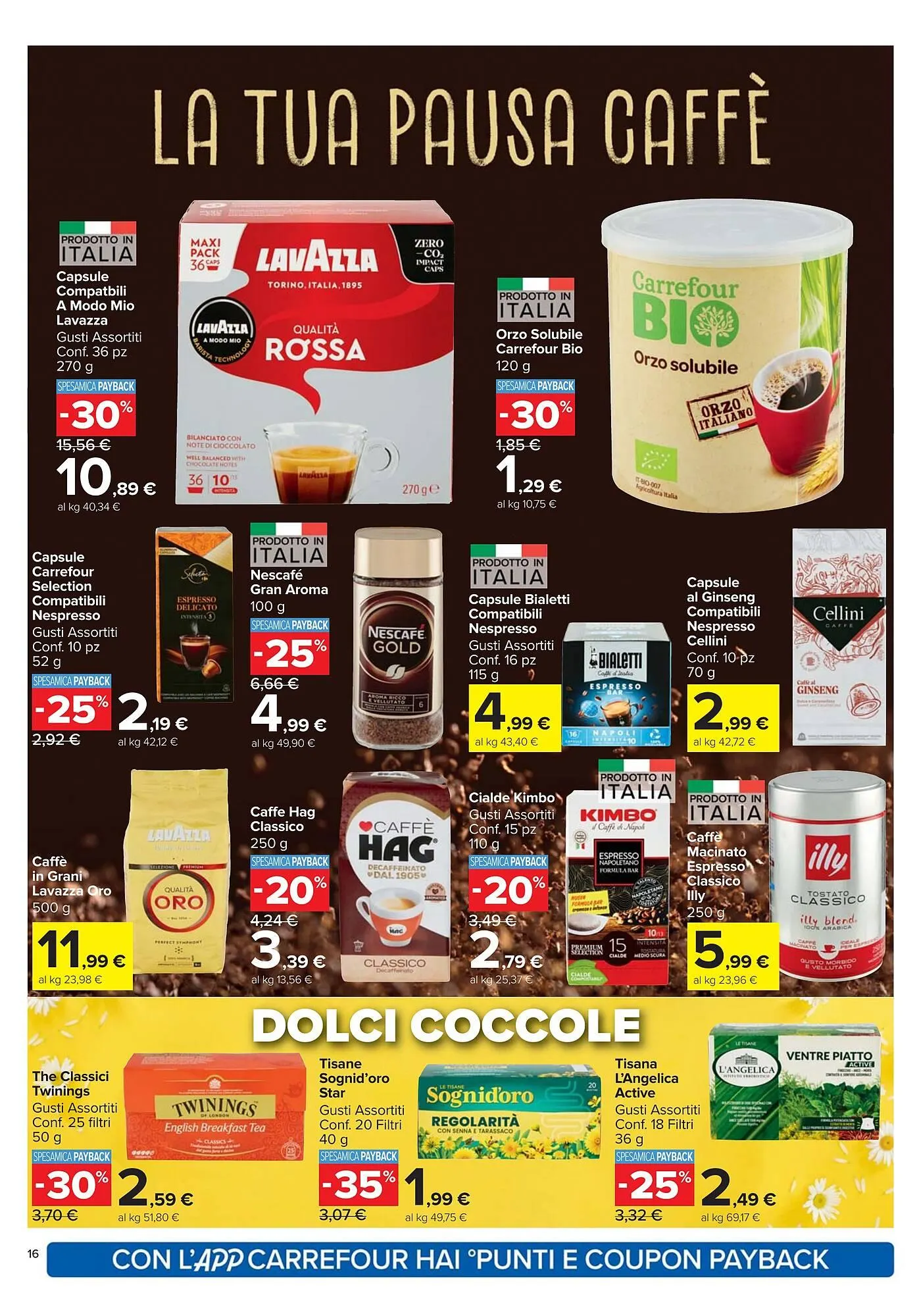 Volantino Carrefour Market da 26 settembre a 9 ottobre di 2025 - Pagina del volantino 16