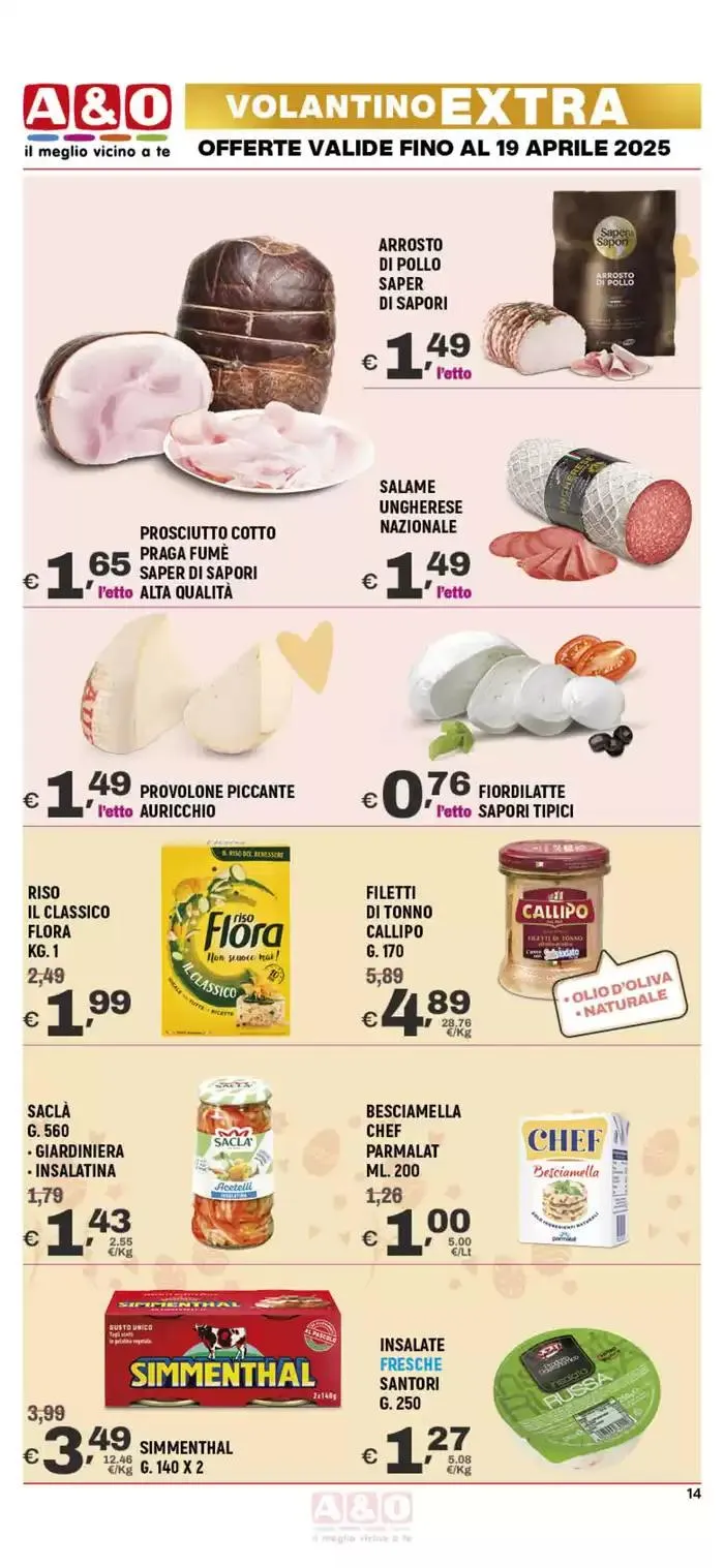 Aria di Pasqua da 10 aprile a 19 aprile di 2025 - Pagina del volantino 14