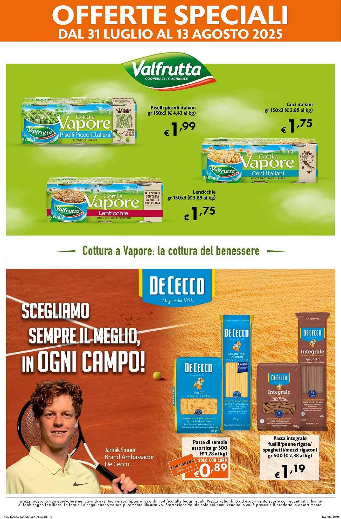 Volantino Eurospesa da 31 luglio a 13 agosto di 2025 - Pagina del volantino 13