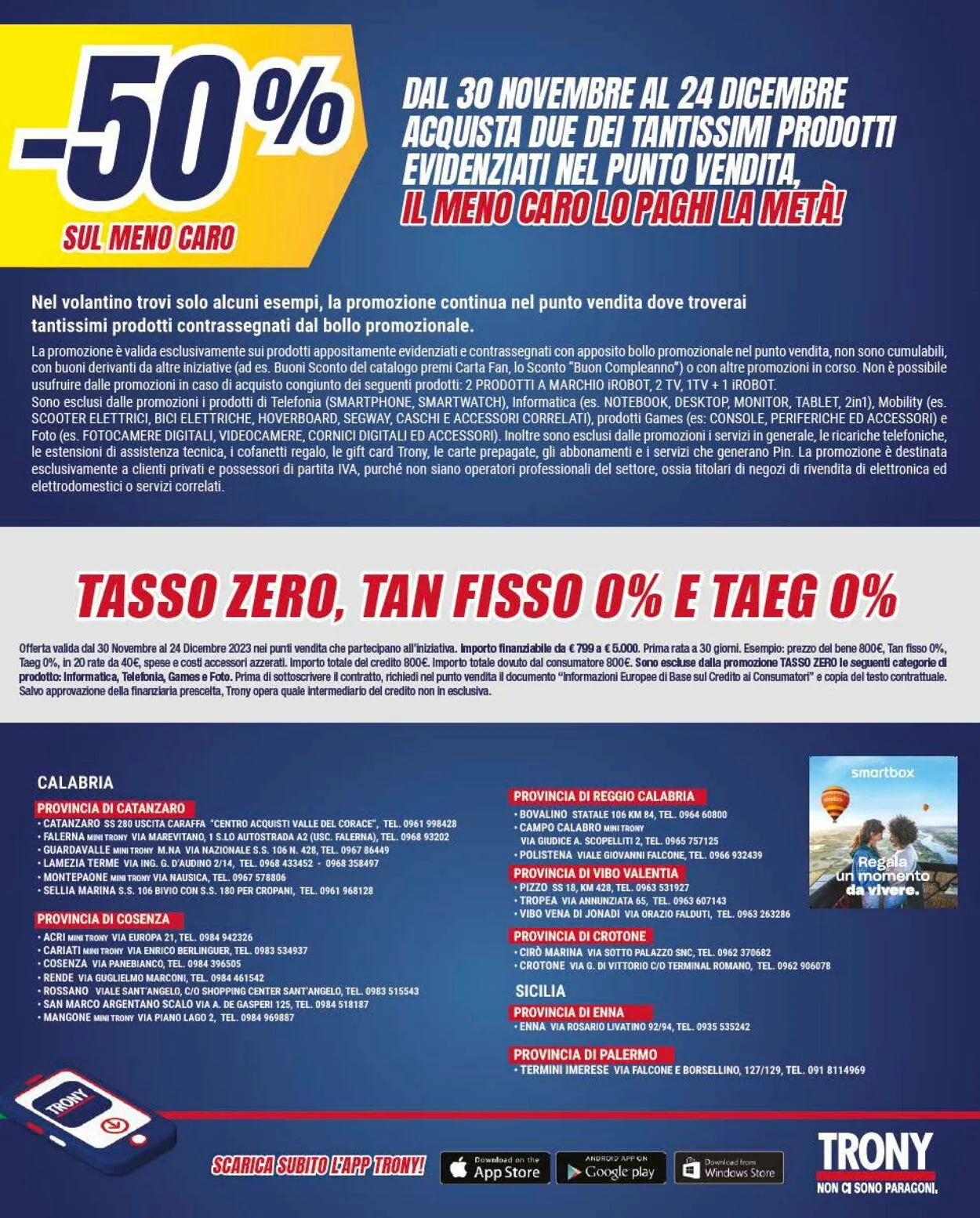 Trony - Palermo Volantino attuale da 30 novembre a 24 dicembre di 2023 - Pagina del volantino 38