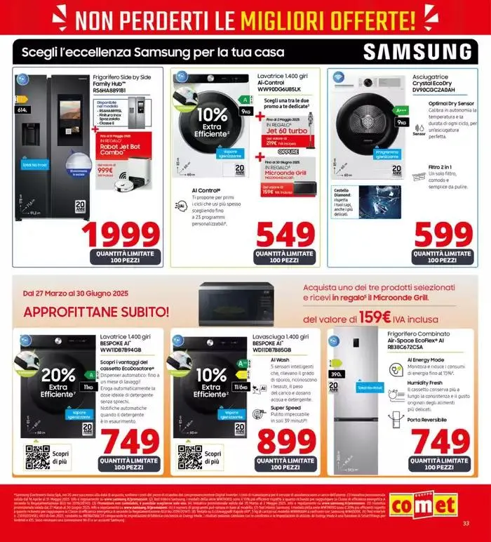 Sorprese tech da Comet! da 17 aprile a 28 aprile di 2025 - Pagina del volantino 33