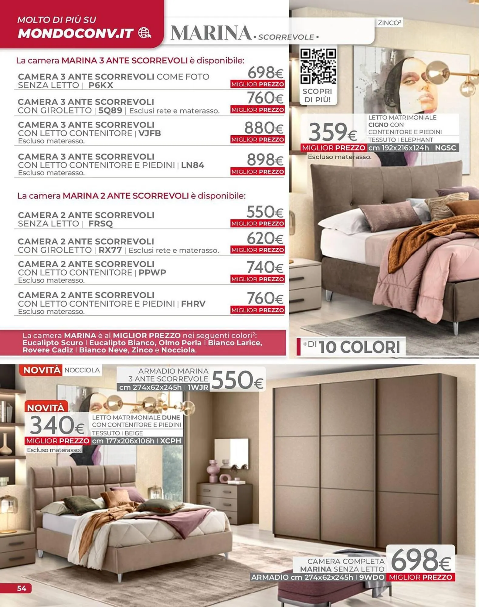 volantino Mondo Convenienza da 1 settembre a 31 dicembre di 2025 - Pagina del volantino 56