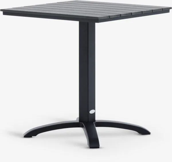 Tavolo bistrot HOBRO P70xL70 cm nero