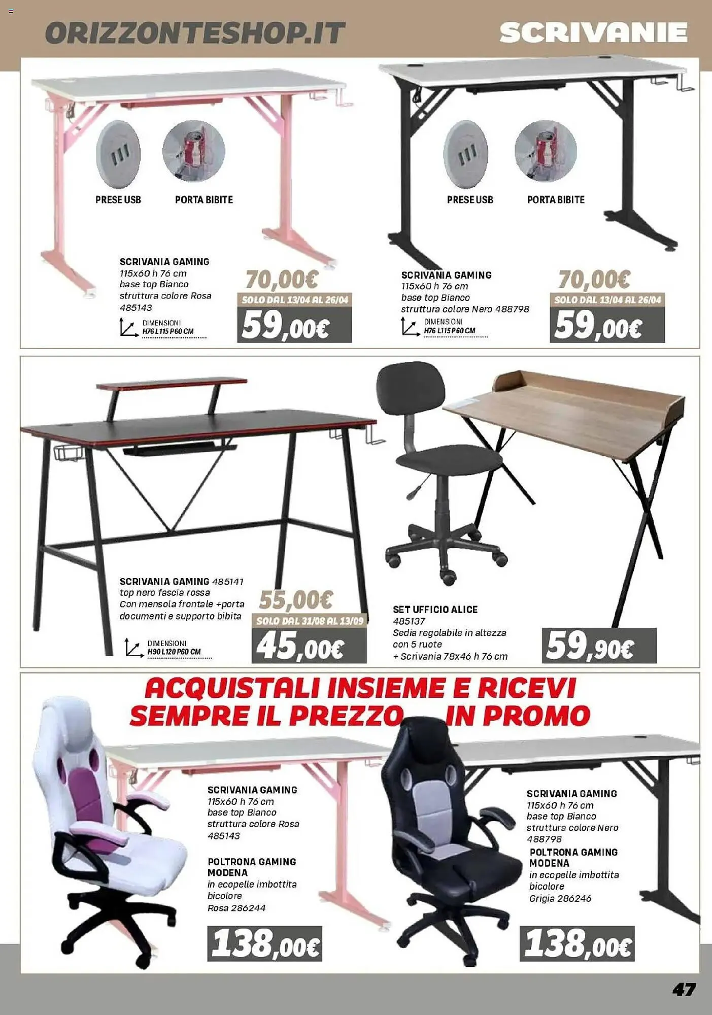 Volantino Orizzonte da 16 gennaio a 27 settembre di 2026 - Pagina del volantino 47