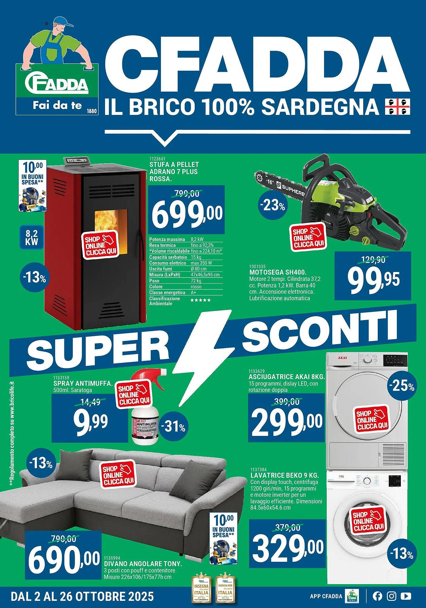 Volantino Cfadda da 1 ottobre a 26 ottobre di 2025 - Pagina del volantino 1