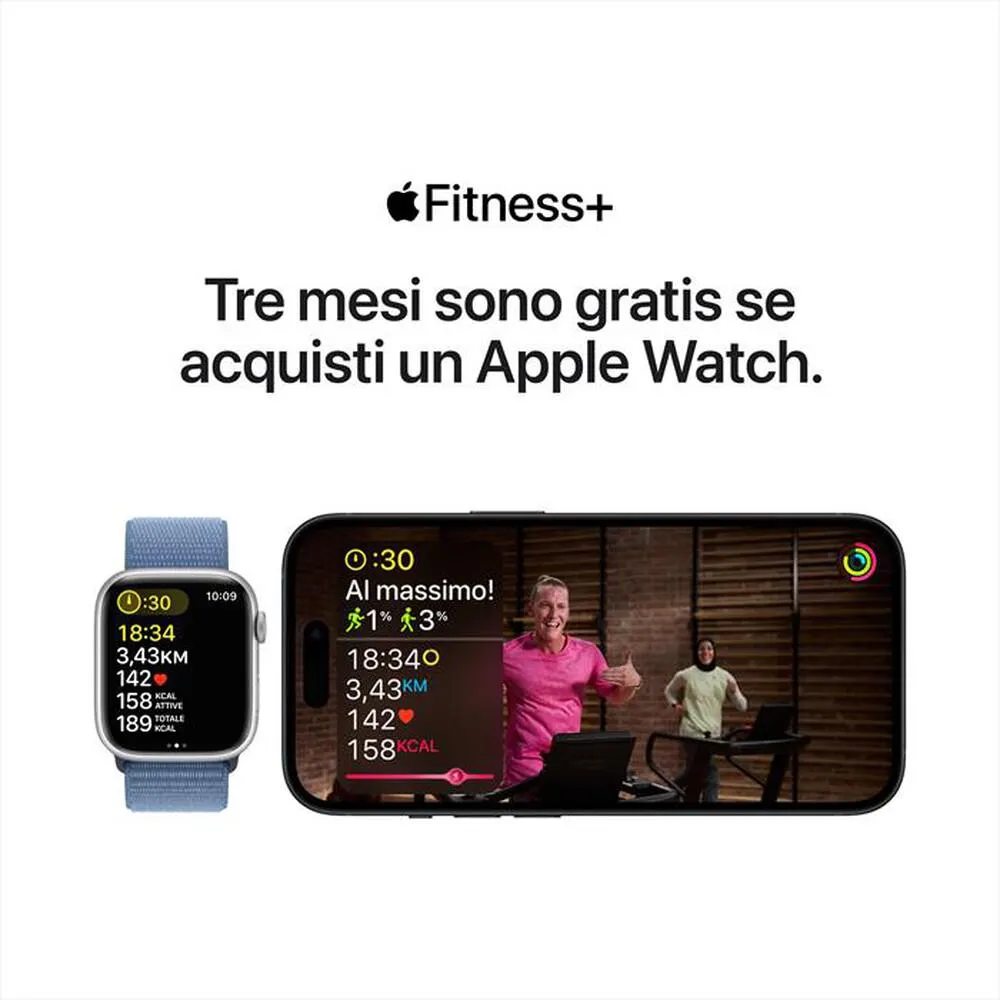 APPLE - Watch SE GPS Cassa 40mm-Blu Inverno