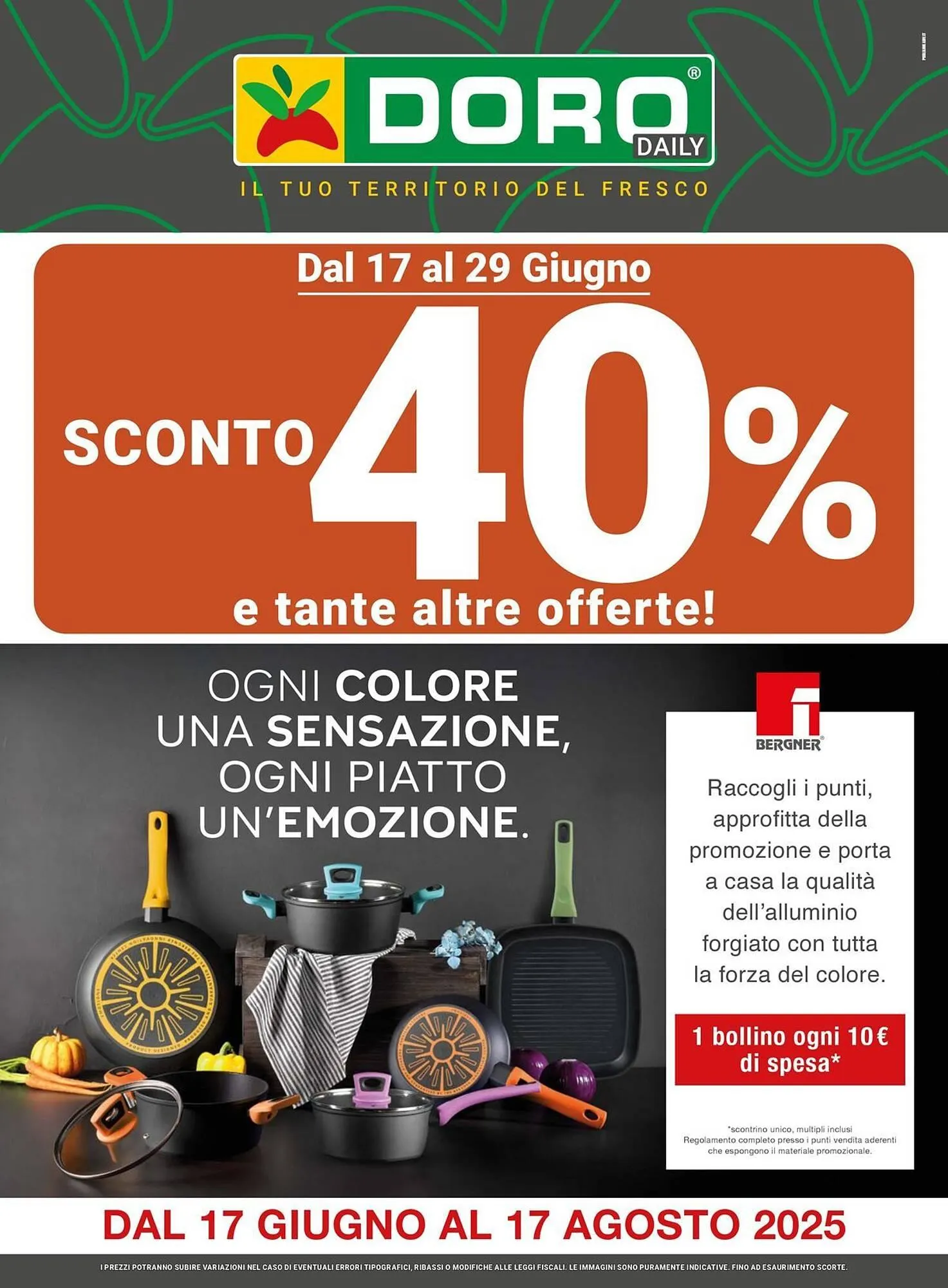 Volantino Doro Daily da 17 giugno a 17 agosto di 2025 - Pagina del volantino 1