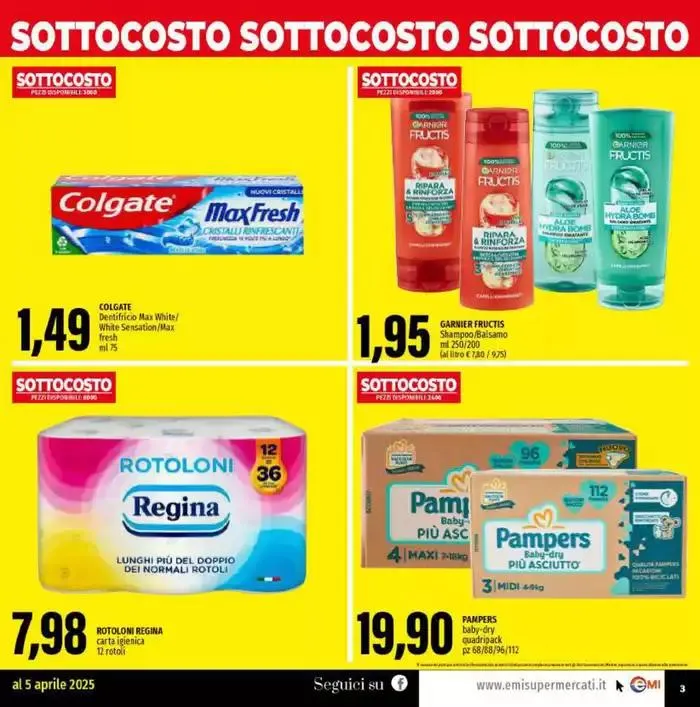 Sottocosto da 28 marzo a 5 aprile di 2025 - Pagina del volantino 3
