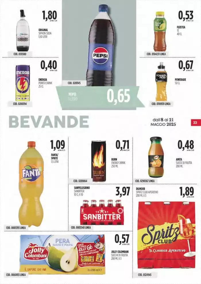 Offerte Carico Cash & Carry da 8 maggio a 21 maggio di 2025 - Pagina del volantino 33