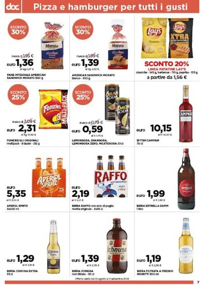 Dal 22 agosto al 4 settembre 2024 da 22 agosto a 4 settembre di 2024 - Pagina del volantino 7