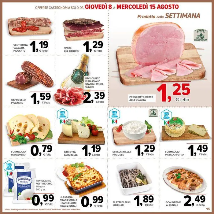 Sconti 30%40%50% da 1 agosto a 15 agosto di 2024 - Pagina del volantino 15