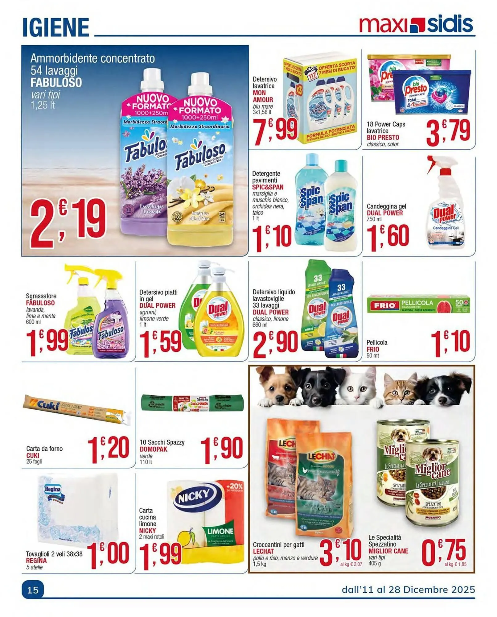 Volantino Maxi Sidis da 16 dicembre a 28 dicembre di 2025 - Pagina del volantino 15
