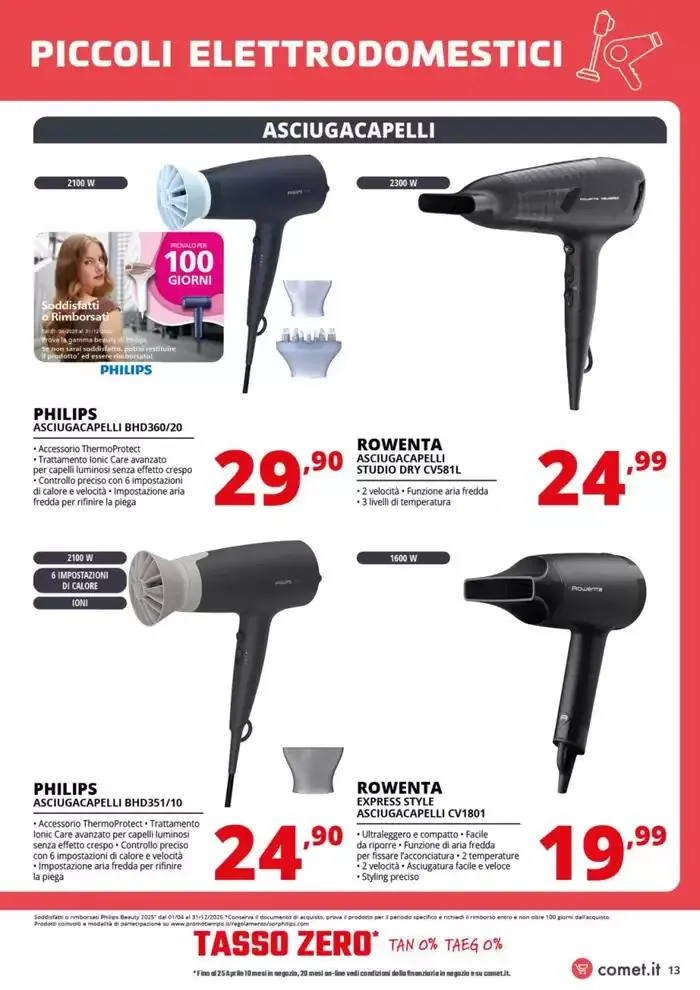 Speciale Piccoli Elettrodomestici! da 17 aprile a 7 maggio di 2025 - Pagina del volantino 13