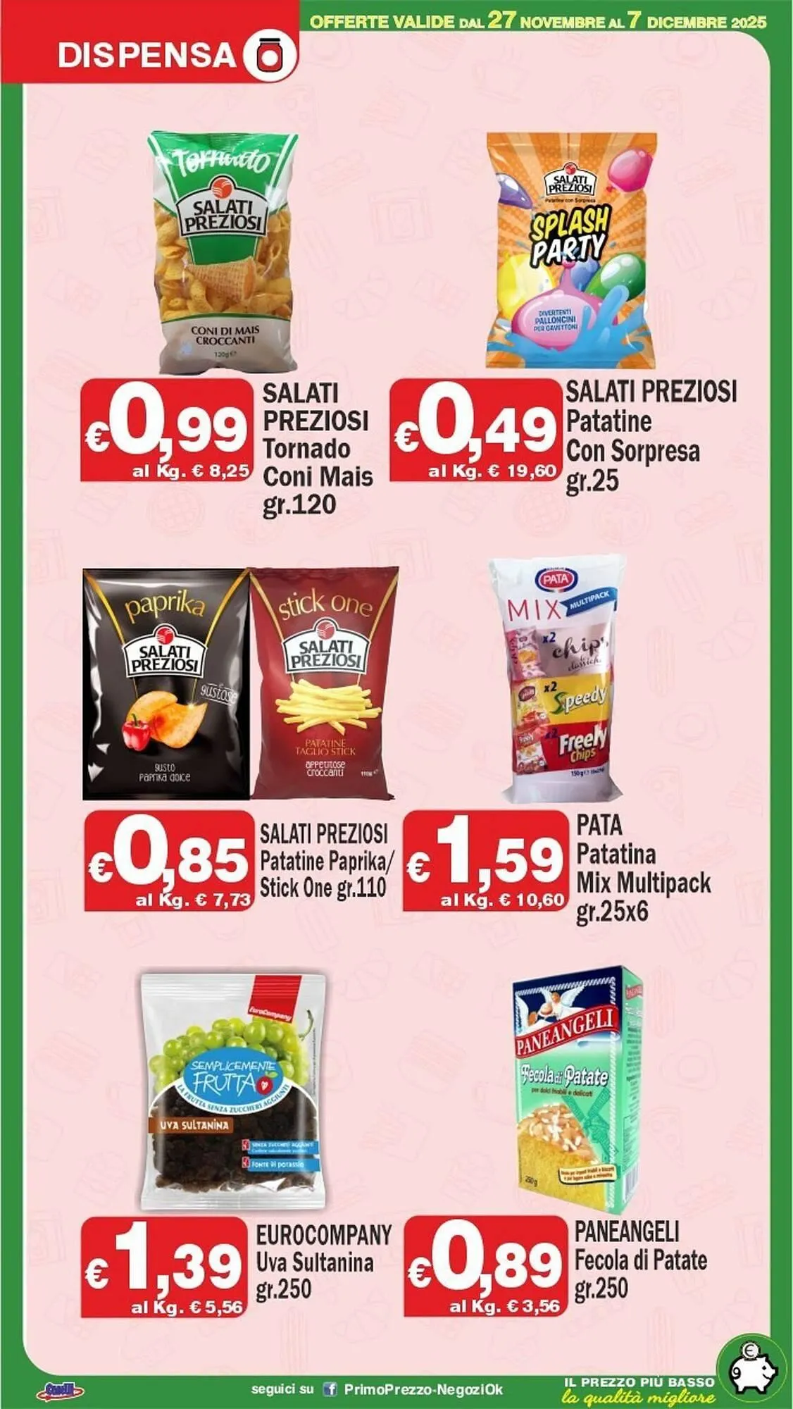 Volantino Primo Prezzo da 27 novembre a 7 dicembre di 2025 - Pagina del volantino 29