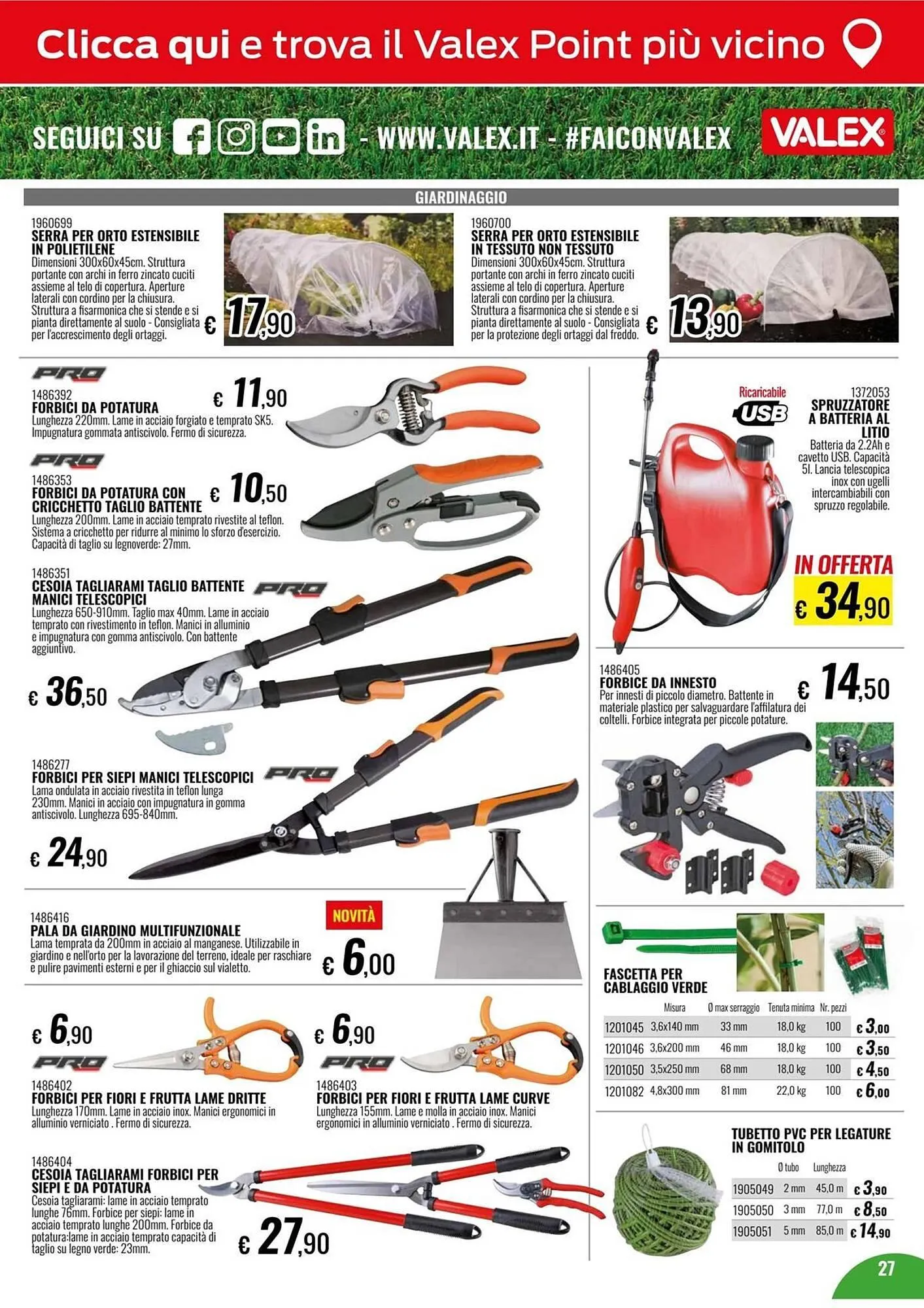 Volantino Valex da 13 gennaio a 22 marzo di 2026 - Pagina del volantino 27