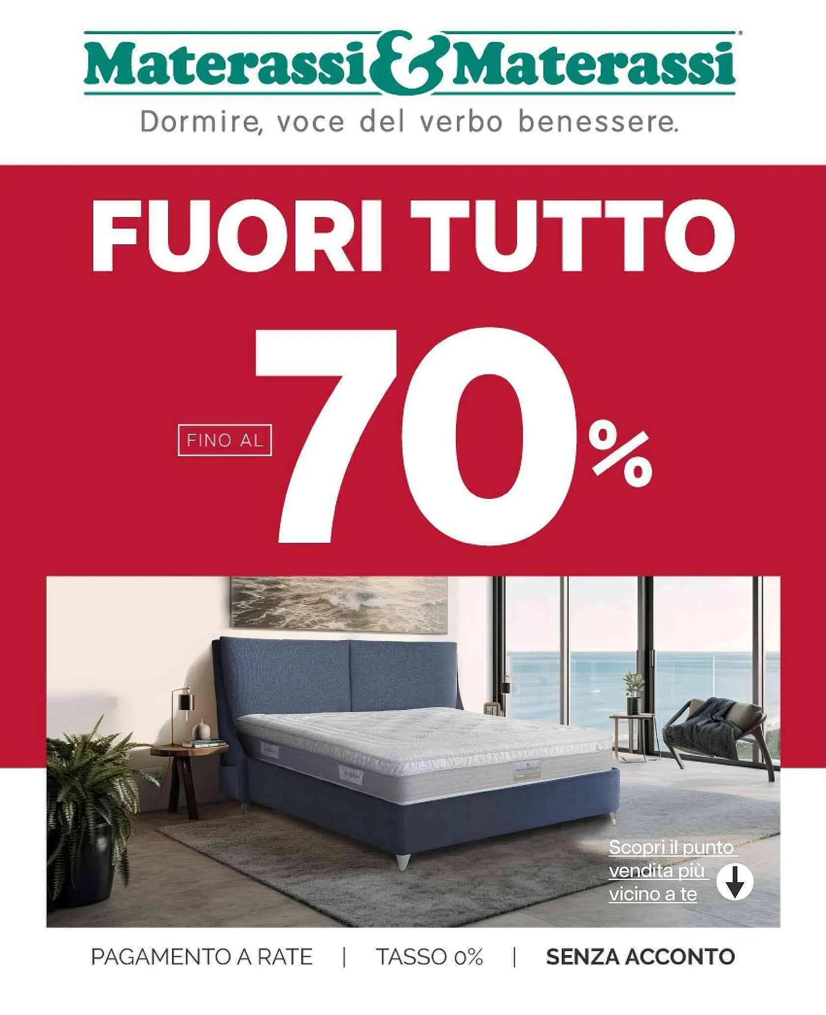Volantino Materassi e Materassi da 23 settembre a 31 dicembre di 2024 - Pagina del volantino 1