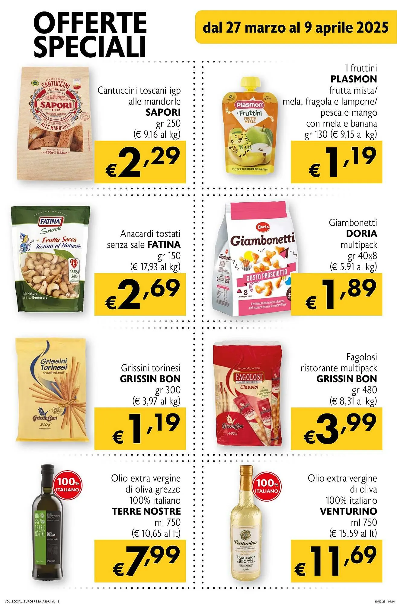 Volantino Eurospesa da 27 marzo a 9 aprile di 2025 - Pagina del volantino 6