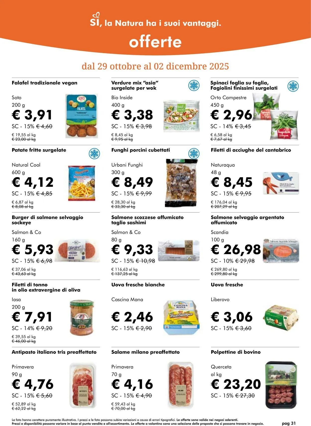 Natura Sì Volantino attuale da 1 gennaio a 15 gennaio di 2026 - Pagina del volantino 31