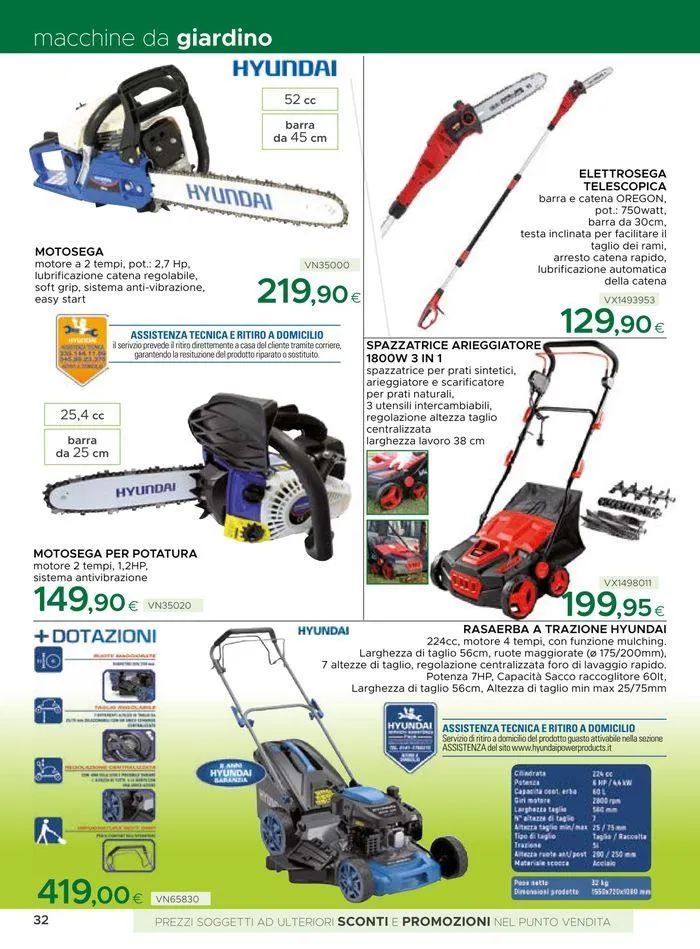 Catalogo giardino 2024 da 19 giugno a 31 agosto di 2024 - Pagina del volantino 32
